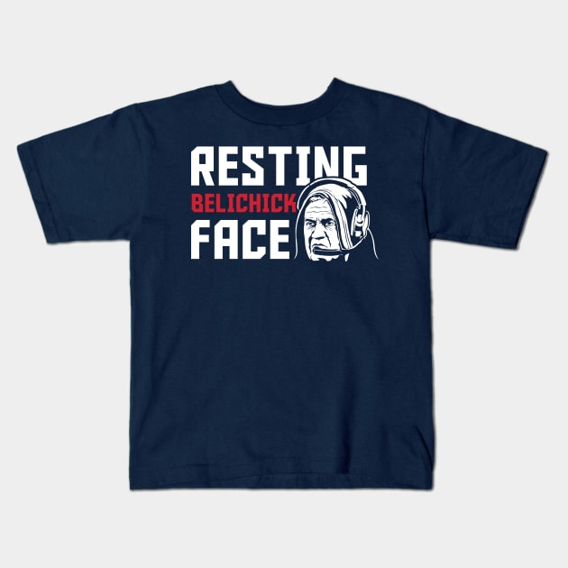 Bill Belichick New England Patriots Design Kids T-Shirt by stayfrostybro